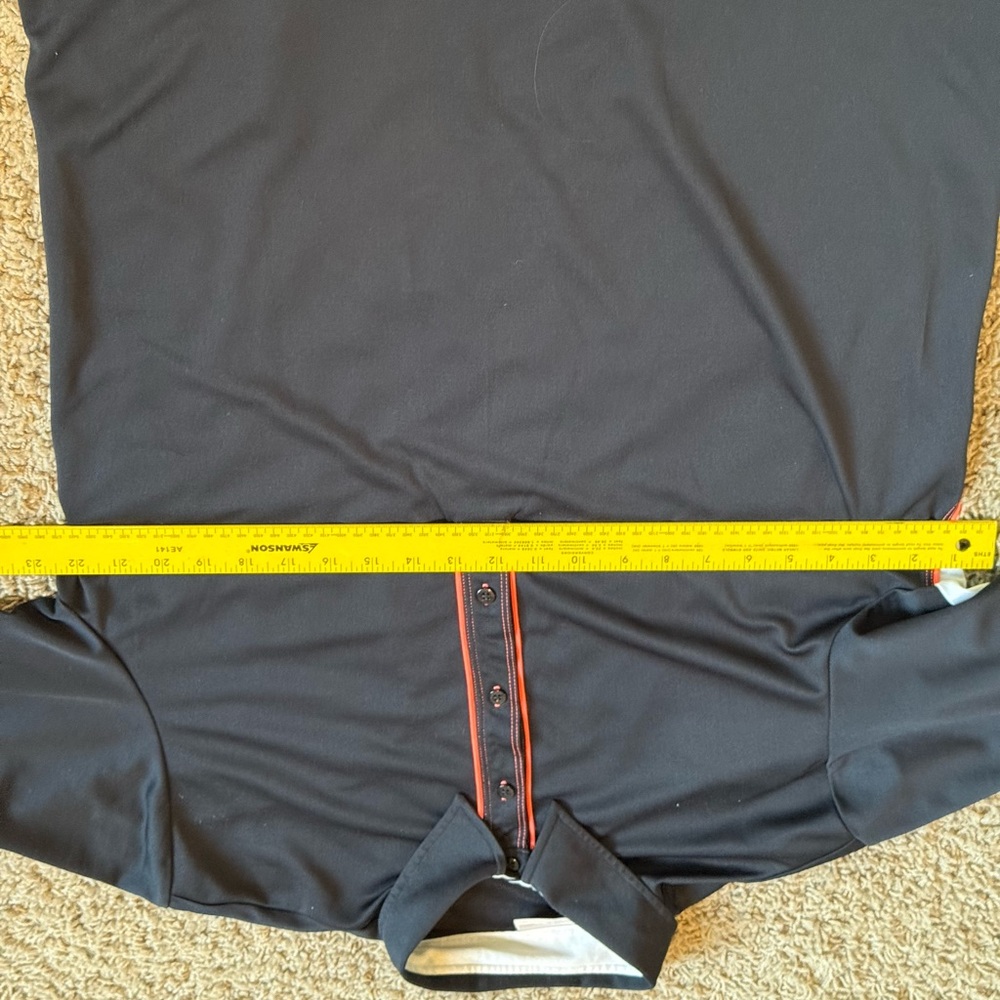 J Lindeberg Men's Black Polo Shirt with Pink Accents Size XL - Picture 8 of 9